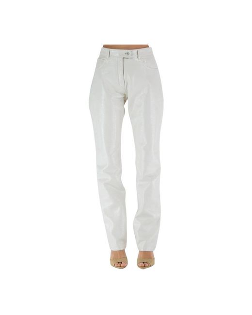 Courreges Gray Straight Trousers