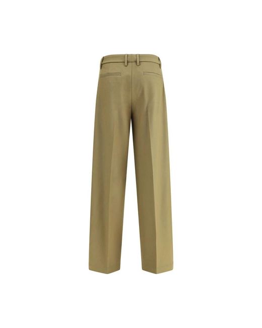 Wide Trousers True Royal de color Green