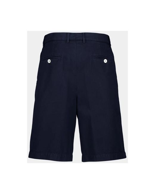 Brunello Cucinelli Blue Casual Shorts for men