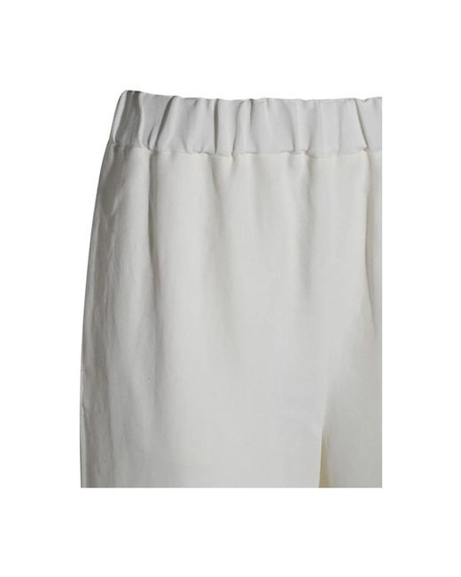 Fabiana Filippi Gray Straight Trousers