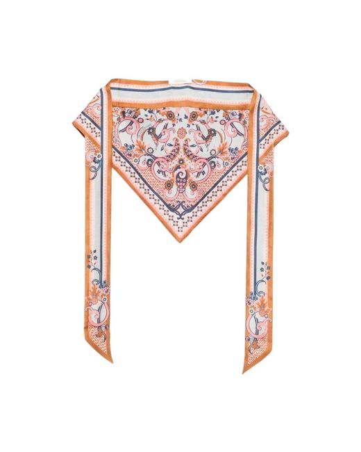 Zimmermann Pink Silk Scarves