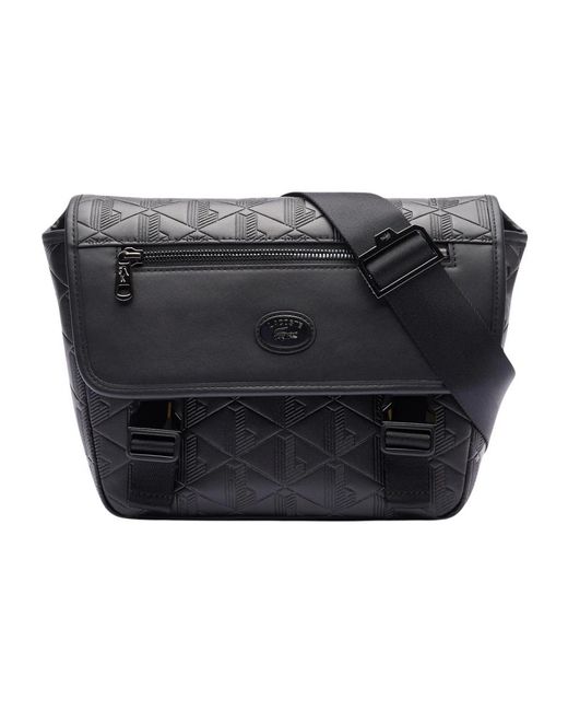 Lacoste Black Messenger Bags for men