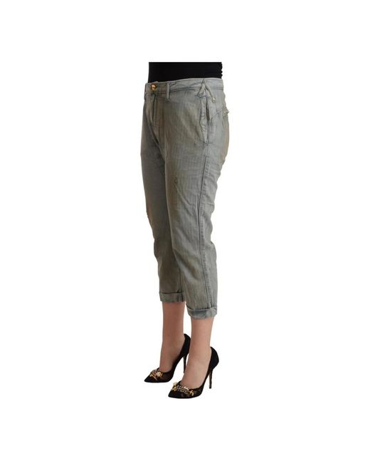 CYCLE Gray Cropped Jeans