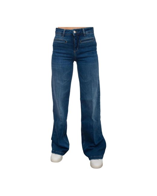 Flare denim jeans Liu Jo de color Blue