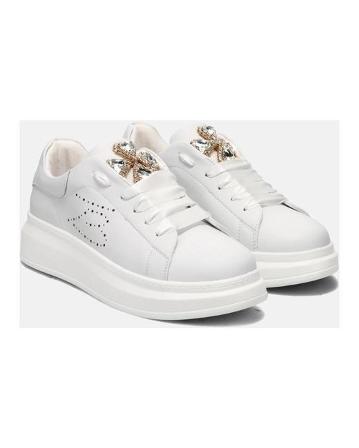 Shoes > sneakers Tosca Blu en coloris White