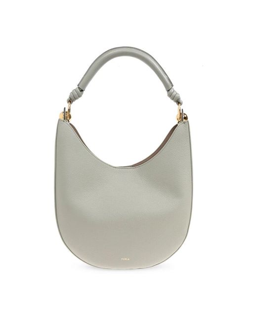 Furla Gray Schultertasche sfera large