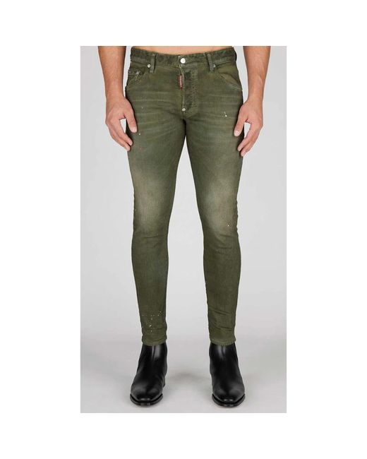 DSquared² Green Slim-Fit Jeans for men
