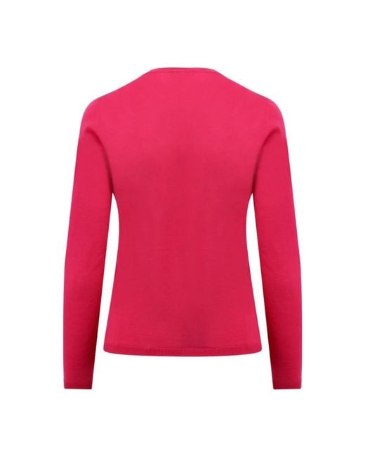 Max Mara Pink Round-Neck Knitwear