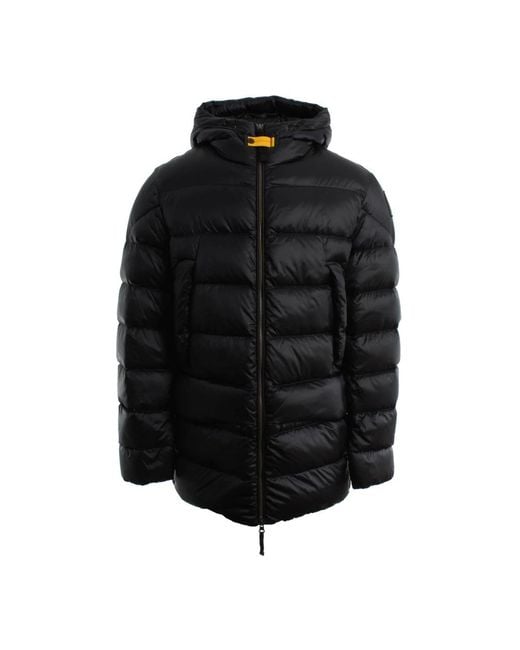 Parajumpers Black Down Jackets for men