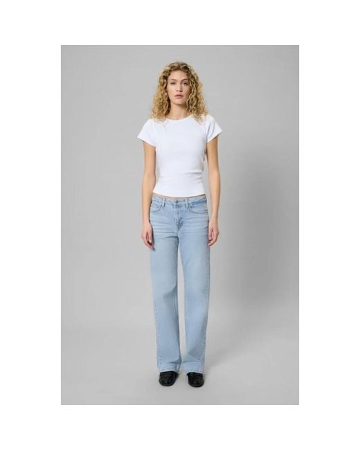 My Essential Wardrobe Blue Straight Fit Jeans