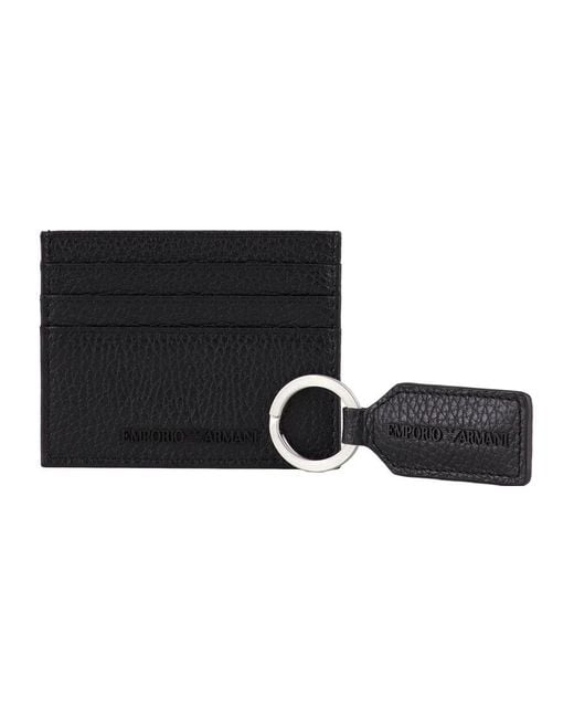 Emporio Armani Wallets cardholders in Black für Herren