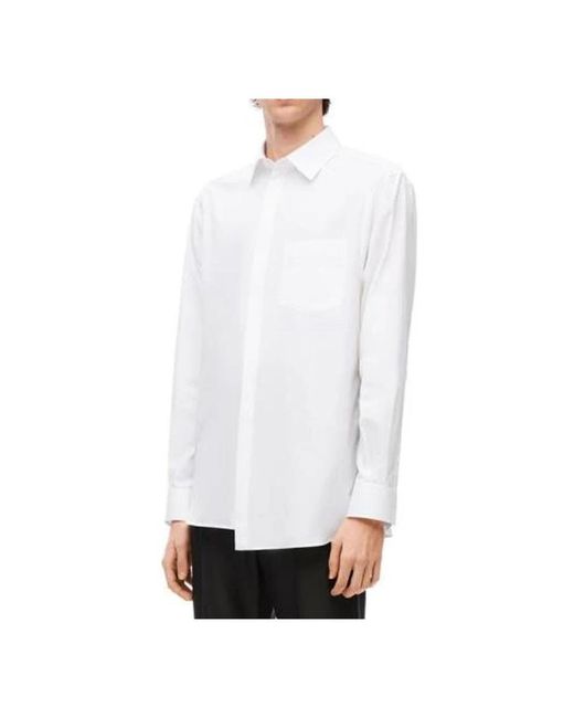 Loewe White Casual Shirts for men