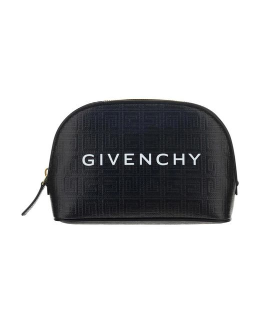 Givenchy Black Canvas logo beauty-case