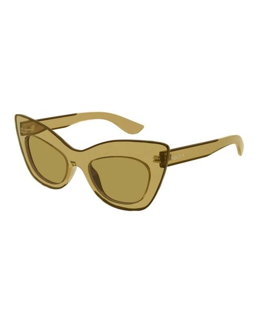 McQueen Yellow Sunglasses