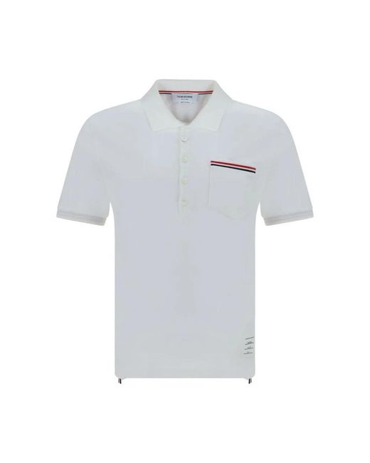 Thom Browne Blue Polo Shirts for men