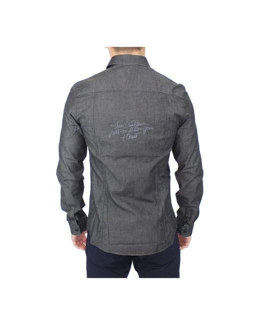 Ermanno Scervino Gray Casual Shirts for men