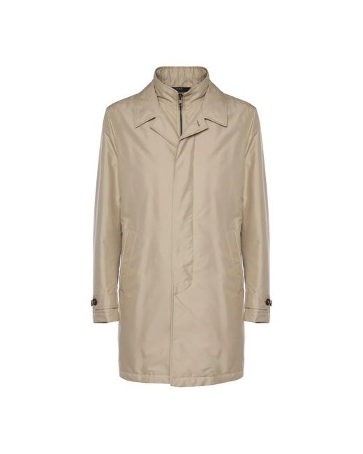 Fay Natural Single-Breasted Coats for men