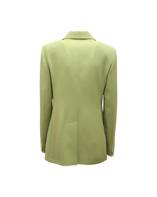 Max Mara Jassen ,Groen ,Wol Rosetta Wollen Jas in het Green