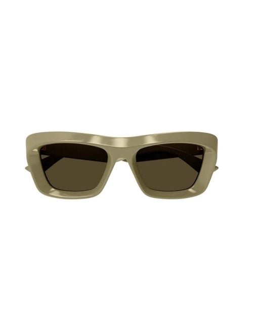 Bottega Veneta Green Sunglasses