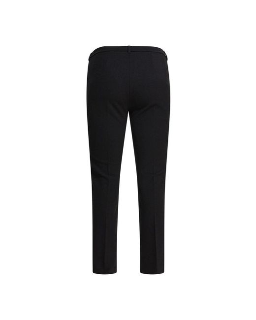 Max Mara Black Slim-Fit Trousers