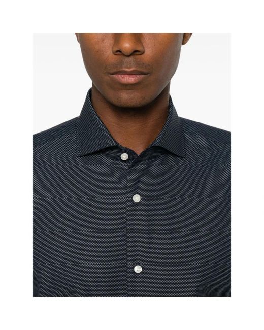 Boss Blue Casual Shirts for men