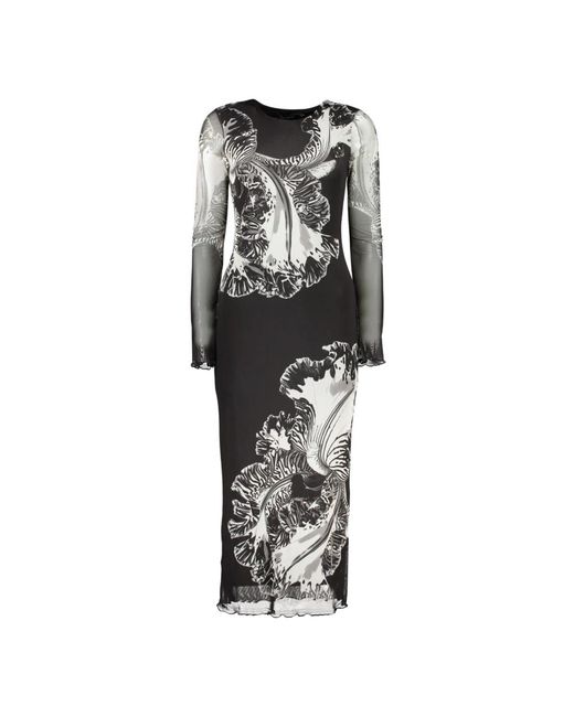 Desigual Gray Maxi Dresses