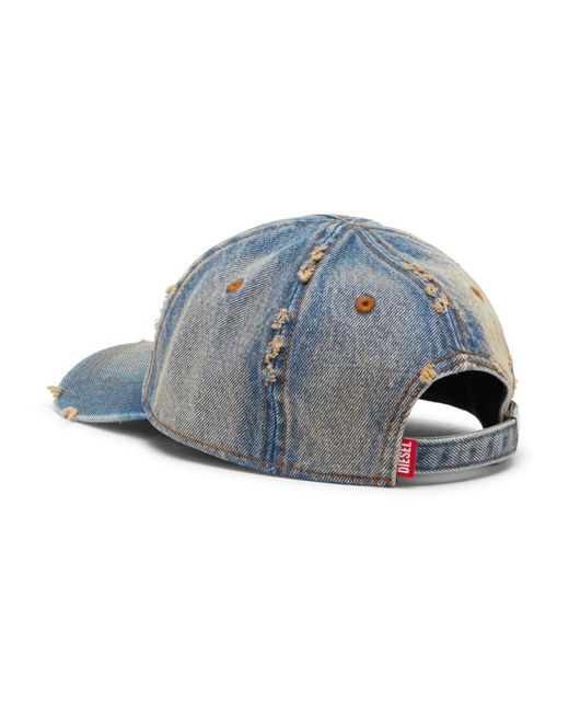 DIESEL Blue Hats & Caps for men