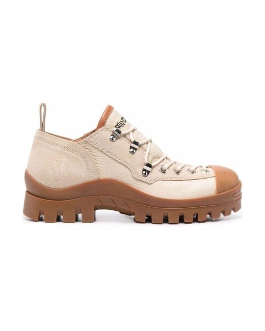 J.W. Anderson Natural Leder Schnürstiefeletten