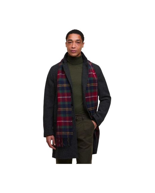 Barbour Blue Winter Scarves for men