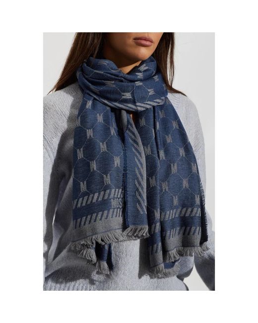 Scarves di Moschino in Blue
