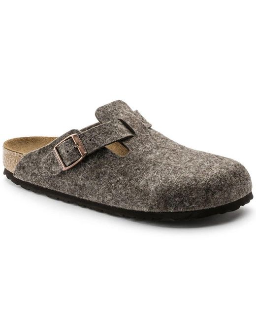 Birkenstock Boston regular clogs in Brown für Herren
