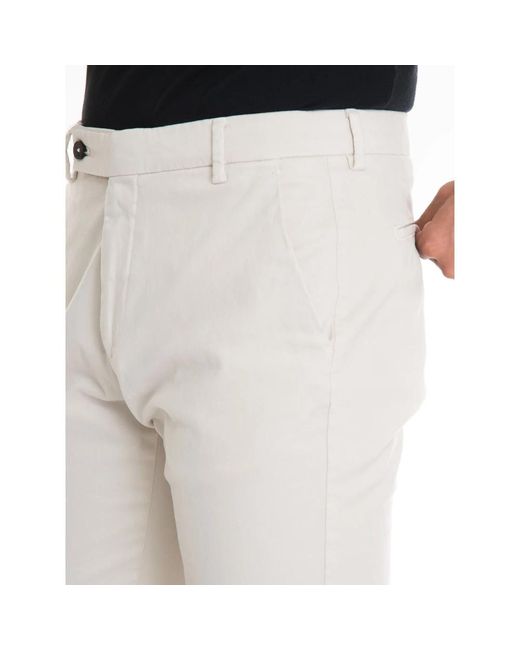 Trousers > slim-fit trousers Berwich pour homme en coloris Gray