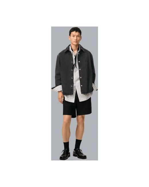 Denim Jackets AMI de hombre de color Black