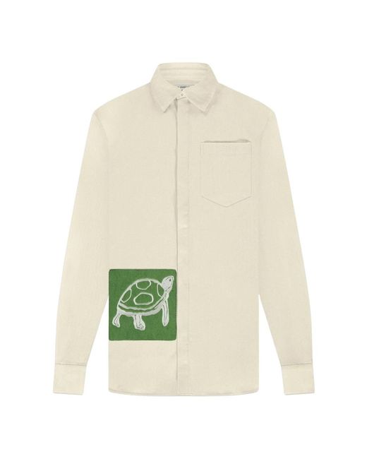 flâneur Casual Shirts in het White voor heren