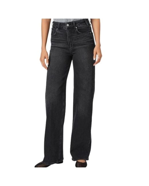 PAIGE Black Wide Jeans
