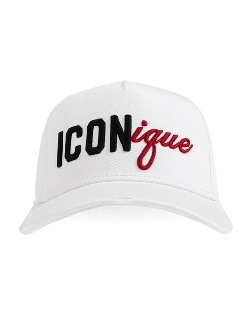 DSquared² Cap Met Klep in het White voor heren