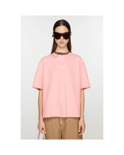 Acne Pink T-Shirts