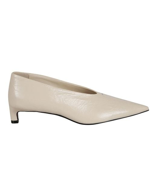 Jil Sander White Pumps
