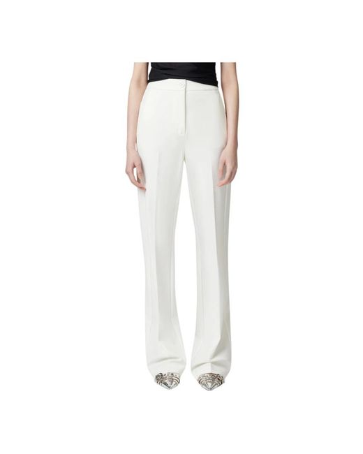 Pinko White Wide Trousers
