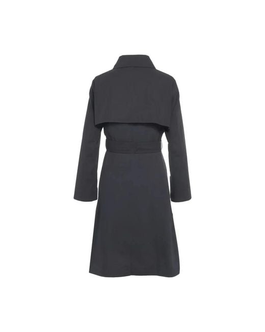 Herno Jassen ,Blauw ,Stijlvolle Trenchcoat in het Black