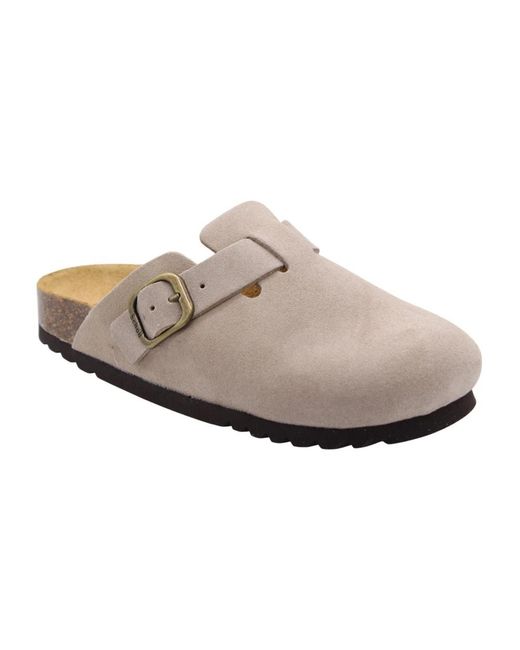 Mules di Scholl in Brown