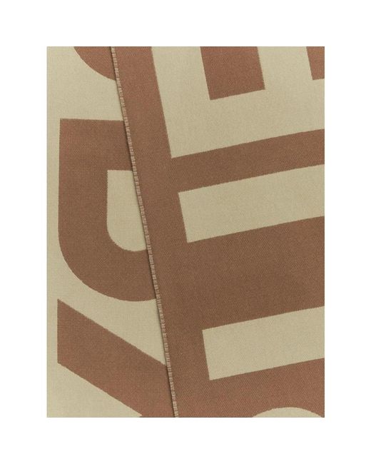 Sciarpe E Guanti Lana-Uomo di Burberry in Metallic da Uomo