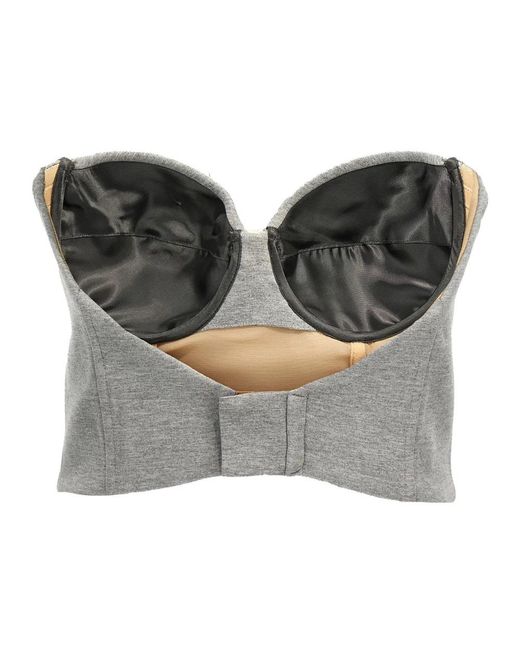 GIUSEPPE DI MORABITO Gray Sleeveless Tops