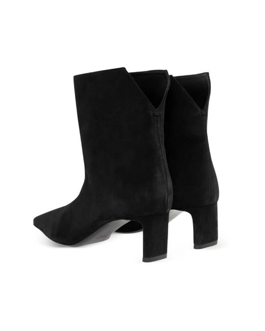 Khaite Black Heeled Boots