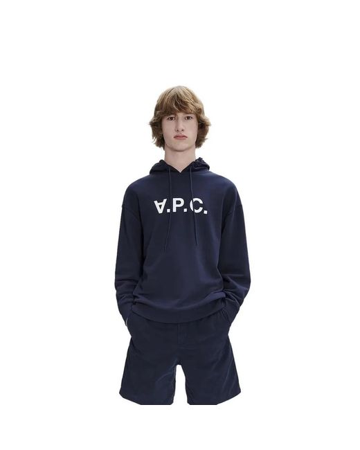 A.P.C. Blue Hoodies