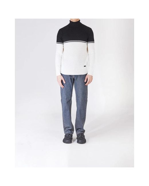 Karl Lagerfeld Blue Turtlenecks for men