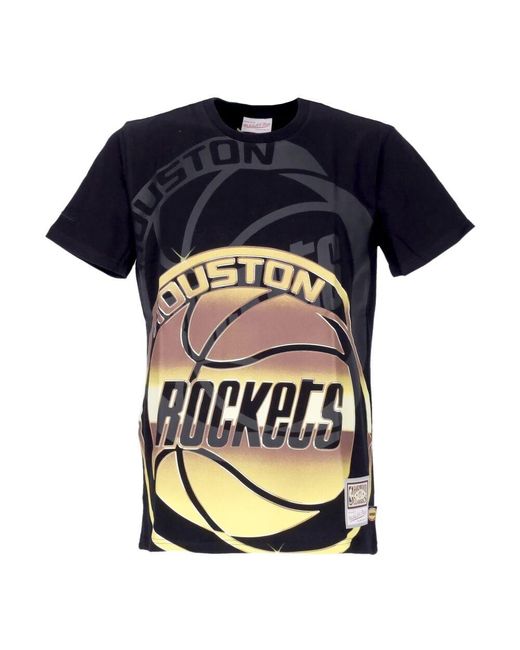 Mitchell & Ness Houston Rockets Nba Tee Hardwood Classics in Black für Herren