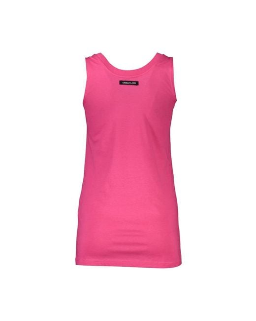 Sleeveless Tops Roberto Cavalli de color Pink