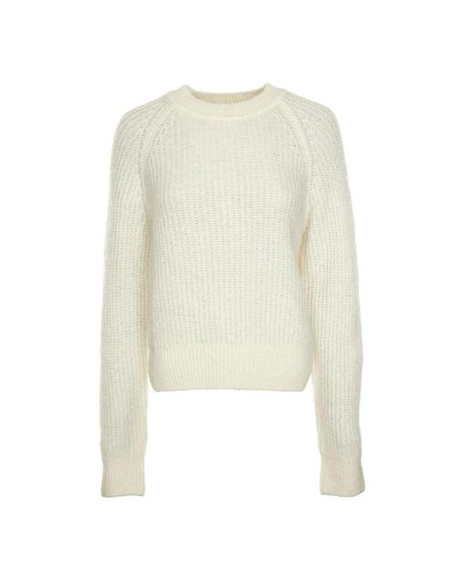 Samsøe & Samsøe White Chunky strickpullover salayla
