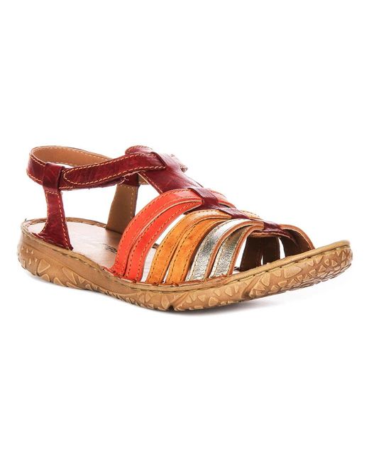 Josef Seibel Pink Flat Sandals